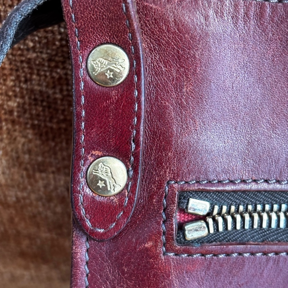 Vintage Il Bisonte Leather Crossbody Bag - Picture 3 of 10